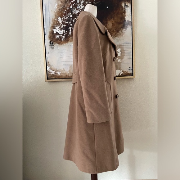 Rare Vintage double breasted 100% camel hair wool peacoat size 40 M LVC~ - Picture 11 of 14